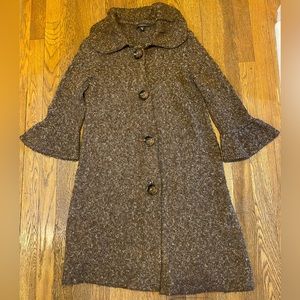 Vintage Fever Long Brown Cardigan size Medium